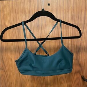 ALO Yoga winter ivy Cross-Back Bralette
